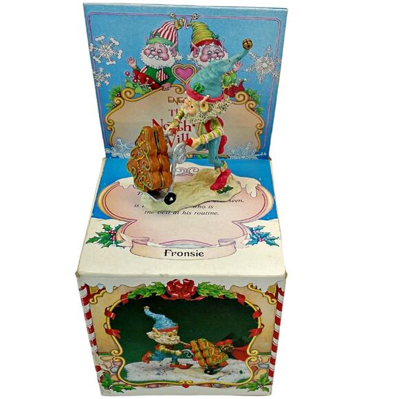Enesco The North Pole Village Fronsie Sandra Zimnicki 830895 VTG 1992 RARE - Picture 2 of 5